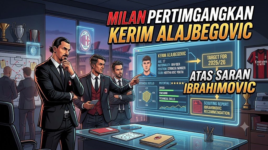 Milan Pertimbangkan Kerim Alajbegovic Atas Saran Ibrahimovic