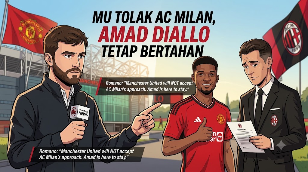 MU Tolak AC Milan, Amad Diallo Tetap Bertahan