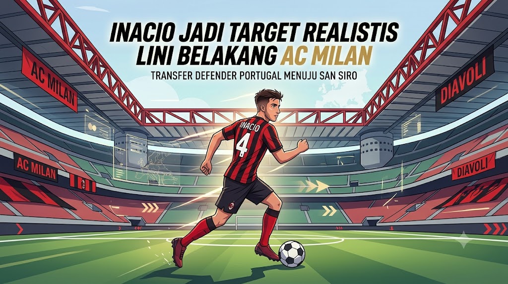 Inacio Jadi Target Realistis Lini Belakang AC Milan