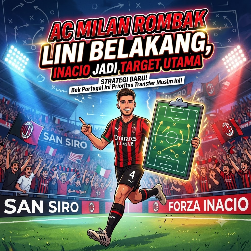 AC Milan Rombak Lini Belakang, Inacio Jadi Target Utama